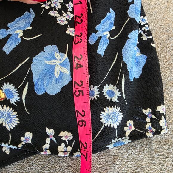 Talbots Pleated Wildflowers Midi Skirt sz 12 - Picture 8 of 9